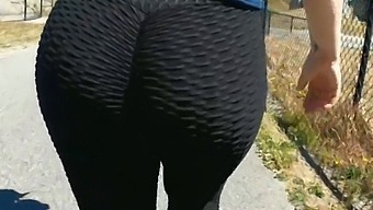 Bbw Mom Shows Off Her Big Ass In Public