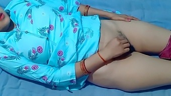Amateur Indian Couple'S Passionate Encounter With A Neighbor