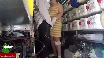 Amateur Couple'S Steamy Encounter Caught On Hidden Camera At Workplace