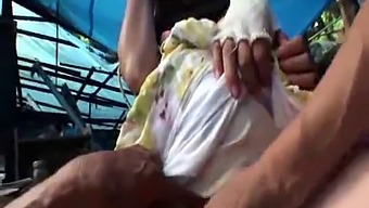 A Pregnant Asian Woman Gets Penetrated By A Vagrant At Home