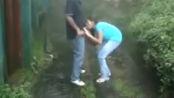 Mature Couple Engages In Public Bdsm And Strip Tease