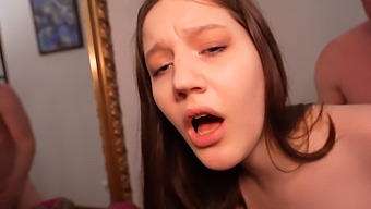 Old/Young Dynamics: Horny Stepdad'S Rough Sex With Young Girl