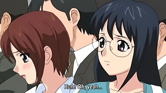 A Cursed Bra Leads To A Hentai Gangbang On A Train