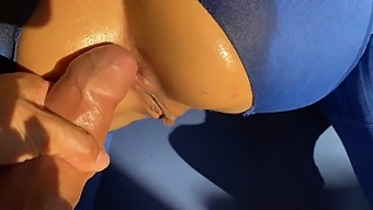 Stepsister Enjoys A Yoga Session With A Big Cock Riding Experience