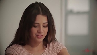 Brunette Beauty Ariel X And Teen Temptress Kylie Rocket In A Steamy Reality Lesbian Video