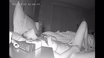 A Reserved Woman Masturbates In Secret Before Bed, Hidden Camera Captures It All