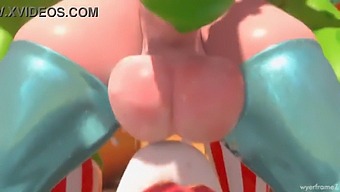 Princess Rosalina Futa Gets A Sloppy Blowjob In This Fetish Hentai.