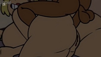 Anal Sex And Blowjobs In Animated Porn Video